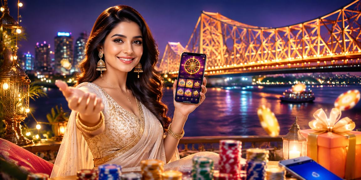 Kolkata night market with mobile payment options for slot games